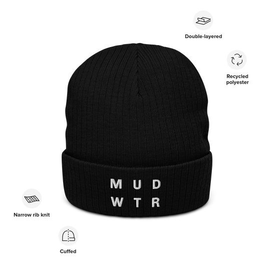 mud-wtr-beanie-f1 ribbed-knit-beanie-black-front-6478f6ebb8db4.png