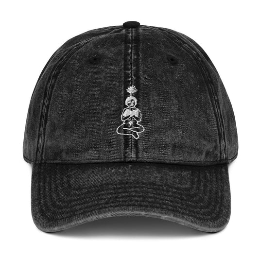 unlearn-relearn-vintage-cotton-cap-u4 vintage-cap-black-front-647546e2e4417.jpg